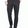 Pantalón Negro Corte Chino Slim Fit De Algodón Para Hombre